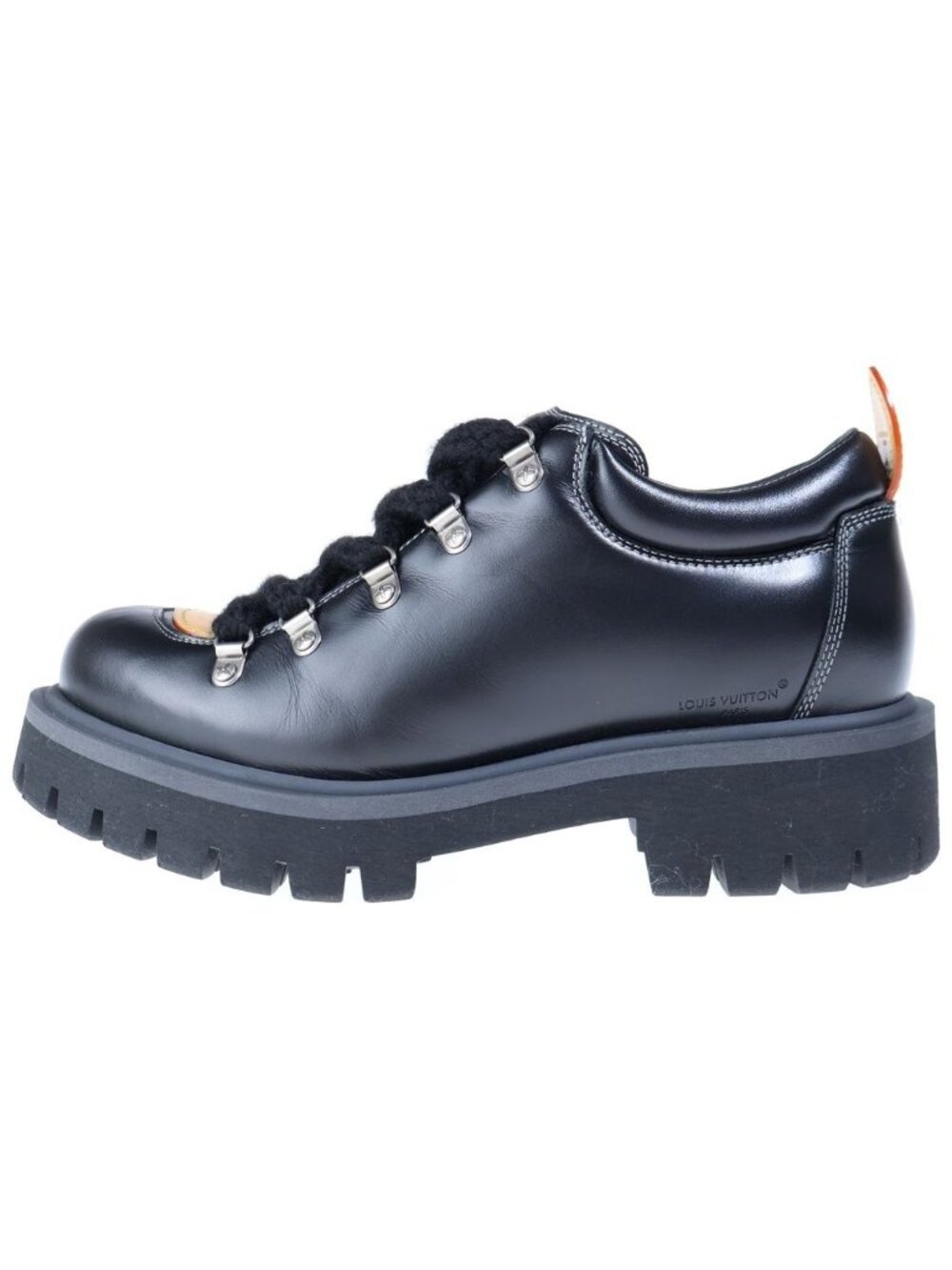 Louis Vuitton LV Remix Leather Derby Shoes Black